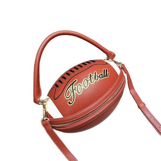 Women's for Pink Rugby & Basketball Zipper Closure Handbag Casual Tote with Economical Polyester Lining Upgraded Purse Bag