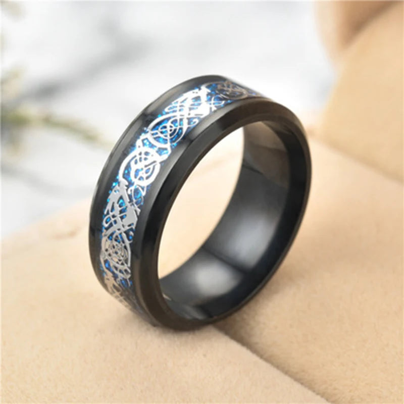 02 2024 Dragon Ring For Men Women Wedding Stainless Steel Jewelry