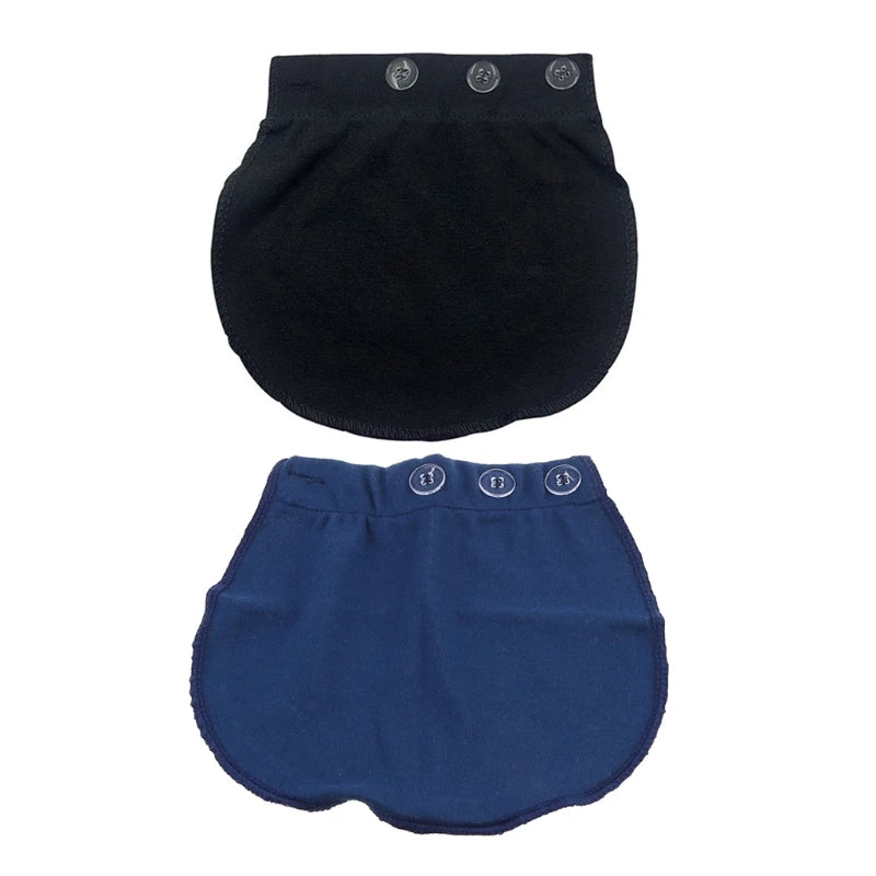 Maternity Pregnancy Waistband Belt Soft Adjustable Elastic Pants Lengthening Waist Extenders Button Mother Loose Pants Belt