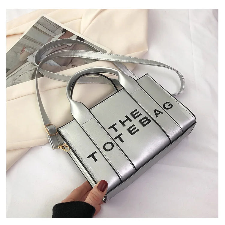 Women's Casual Fashion Leather Crossbody Handbag with Zipper Closure New Square Shoulder Bag