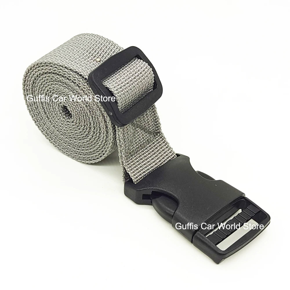 1.5M Buckle Tie-Down Belt Cargo Straps for Car Motorcycle Bike with PP Buckle Tow Rope Strong Card Buckle Belt for Luggage Bag