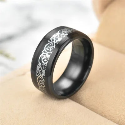 02 2024 Dragon Ring For Men Women Wedding Stainless Steel Jewelry