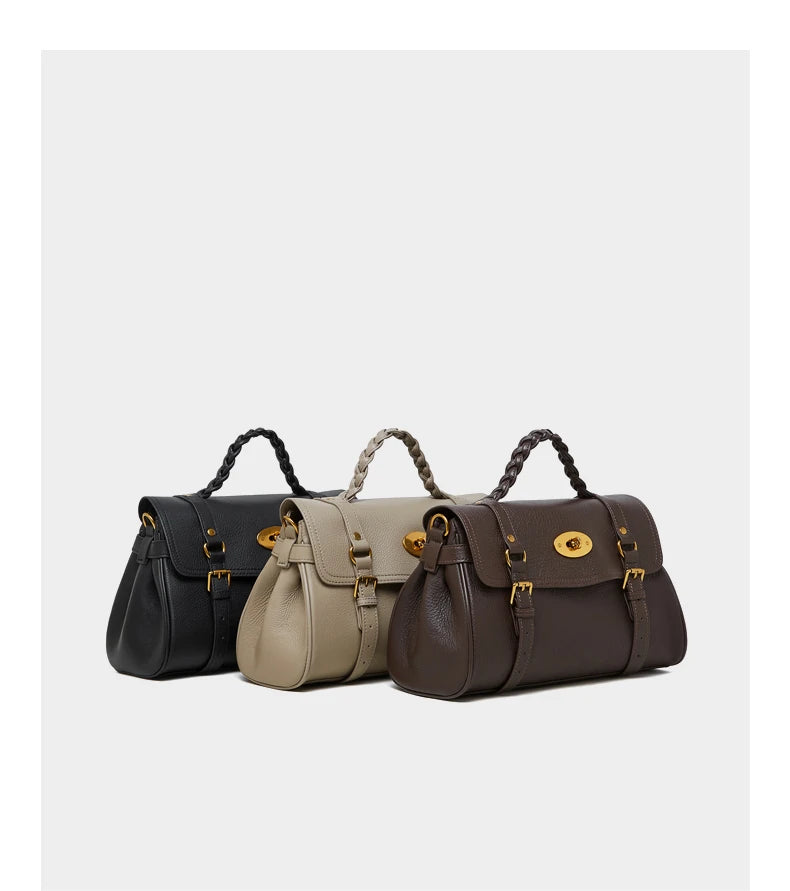 Luxury Leather Ladies Handbags for Women 100% Genuine Messenger Shoulder Tote Crossbody Bags Manufacturer Dropshipping 2025