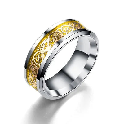 02 2024 Dragon Ring For Men Women Wedding Stainless Steel Jewelry