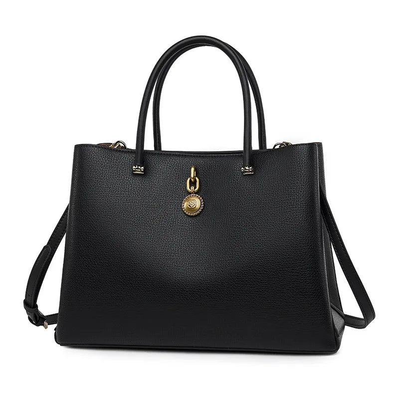 2ndr Brand Solid Color Fashion Design Lady Pu Leather Tote Hand Bag Ladies Women Handbags
