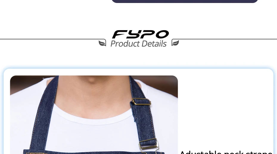 Unisex Simple Denim Apron Kitchen Accessory Sleeveless Apron Cooking Restaurant Barista Work Apron Durable Sanitary Baking Apron
