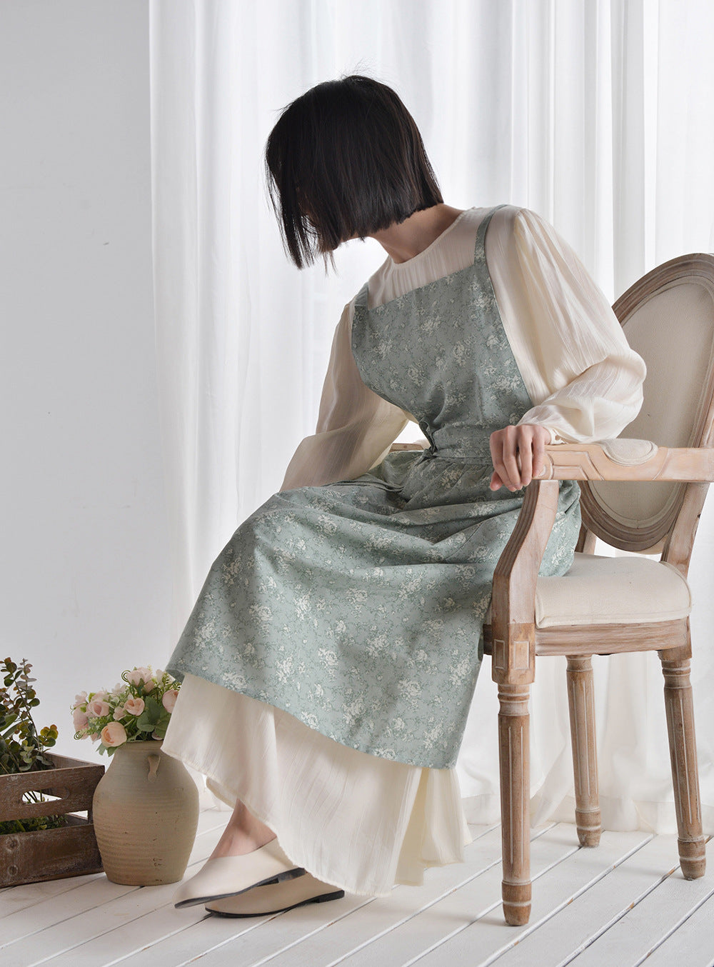 Kitchen Apron Gown Hairdresser Kitchen Accessories Restaurant Hero Apron Chef Apron Kitchen Florist Overalls Cook Apron