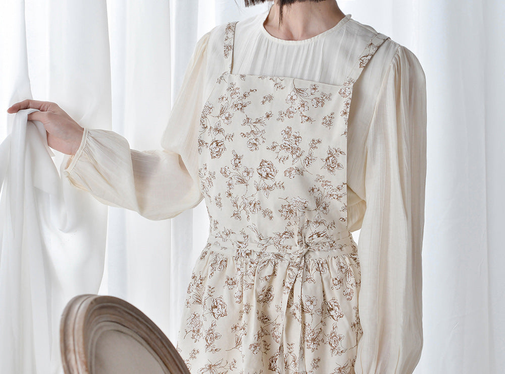 Kitchen Apron Gown Hairdresser Kitchen Accessories Restaurant Hero Apron Chef Apron Kitchen Florist Overalls Cook Apron