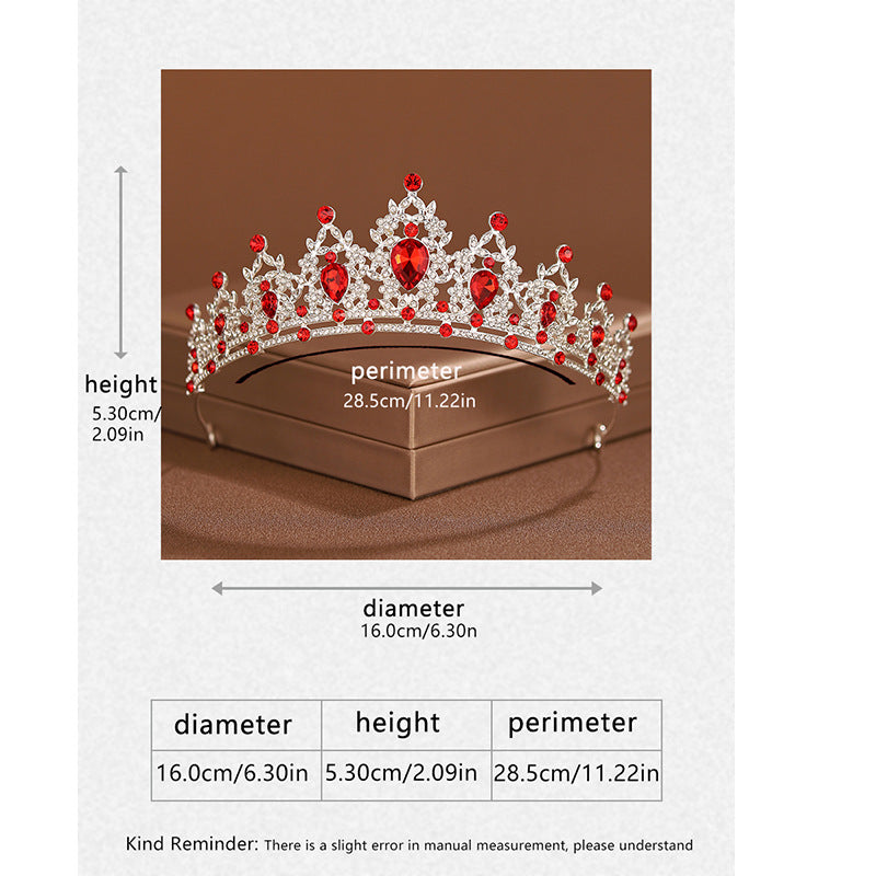 24 colors Bridal Headwear Full Of Sweet Atmosphere Baroque Gold-colour Ladies' Tiaras For Wedding Bride