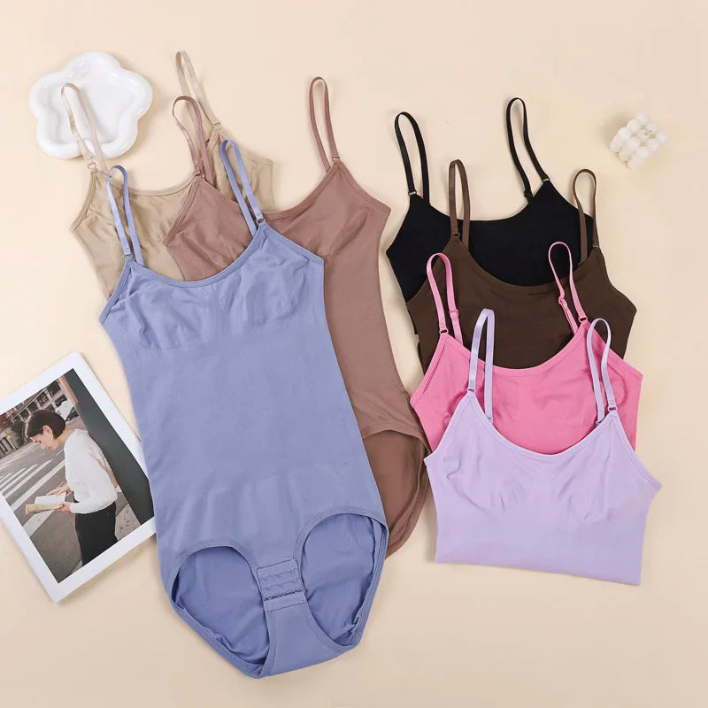 Women Full Body High Elastic Bodysuit Shapewear Seamless Smoothing Tummy Control Waist Trainer Underwear Thong Shaper