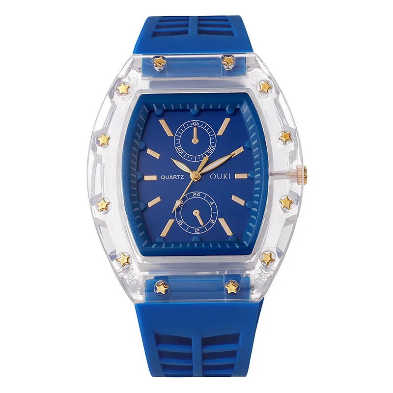 watches for womenCasual Silicone Strap Women Quartz Watch Fashion Analog Quartz Wristwatch for Girls Gift Reloj Mujer