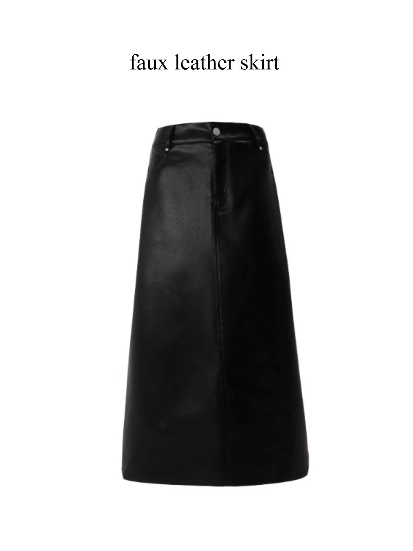 AP 2026 Women Washed Sweater Autumn and Winter Cable Sweater Stretch Skirt and Fashion Leather Skirt