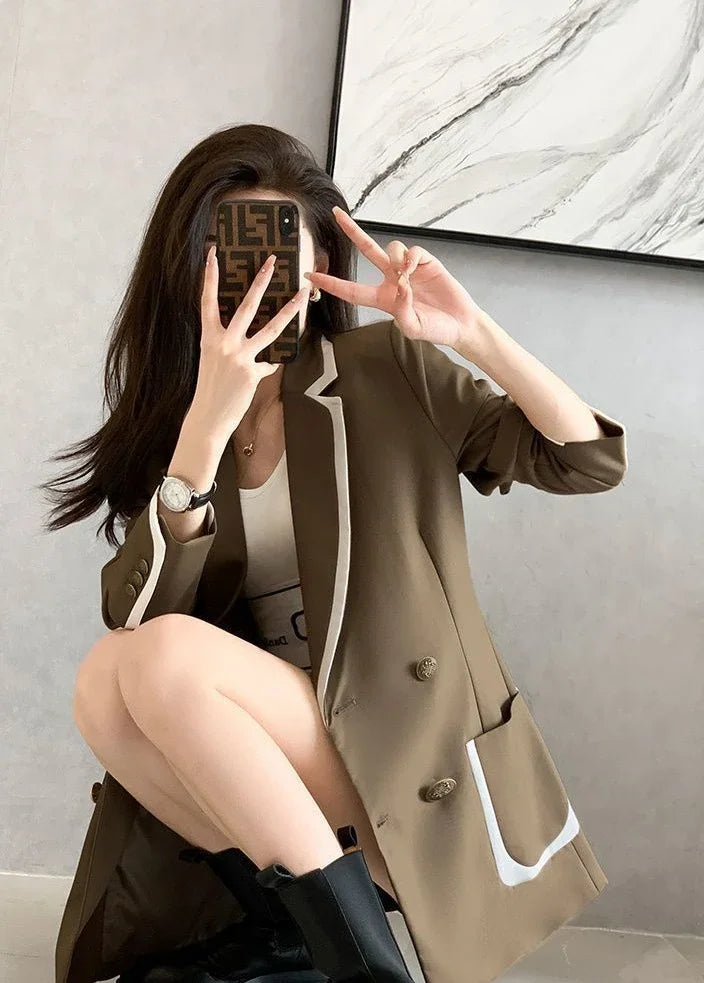 Outerwears High Quality Spring Autumn Coats for Women 2025 New Arrivals Blazer Woman In Promotion Elegant and Youth Deals Jacket