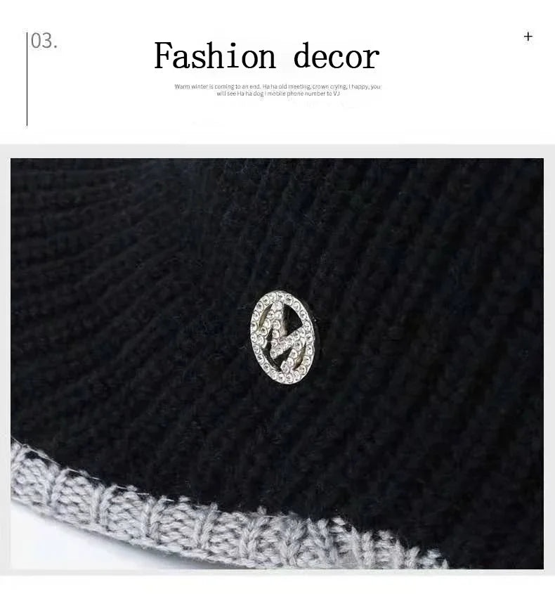 Hats for Women Autumn Winter Sports Empty Top Caps Female Knitted Warm Baseball Cap Fashion Running Golf Sun Hat