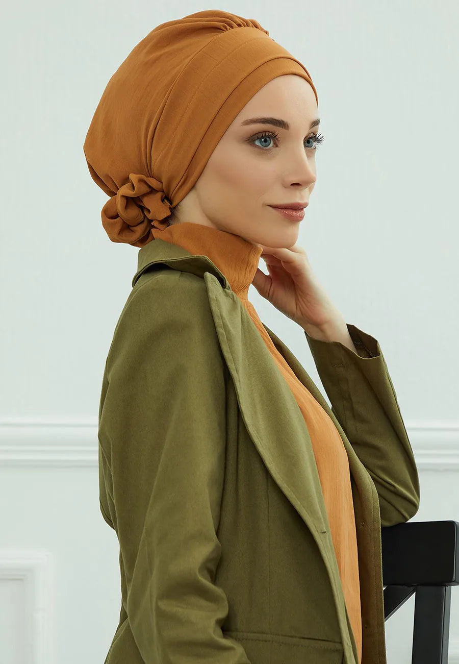 Islamic Hat Hijabs For Woman Trendy Flower Headscarf Undercap Bonnet Women Muslim Turban Hat Ladies Head Wrap Bandana Skullcap