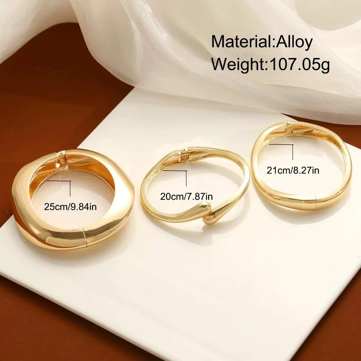 Simple Teardrop Shaped Bangle For Women Creative Gold Silver Color Adjustable Cuff Open Bracelet Girls Fashion Jewelry