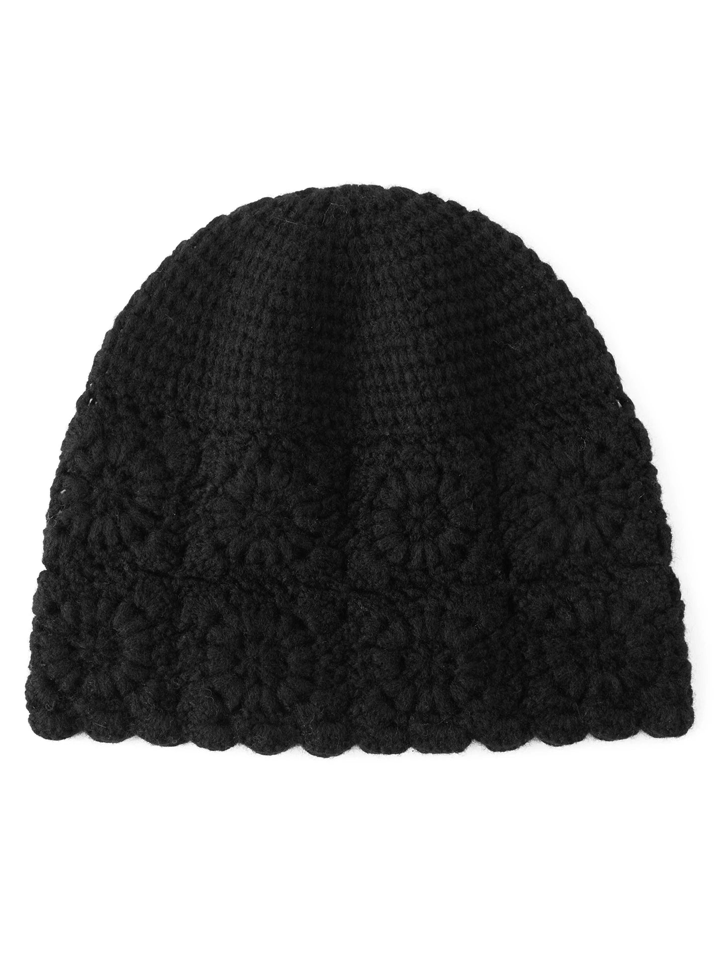 Handmade woolen lady's hat for warmth and leisure, extremely soft