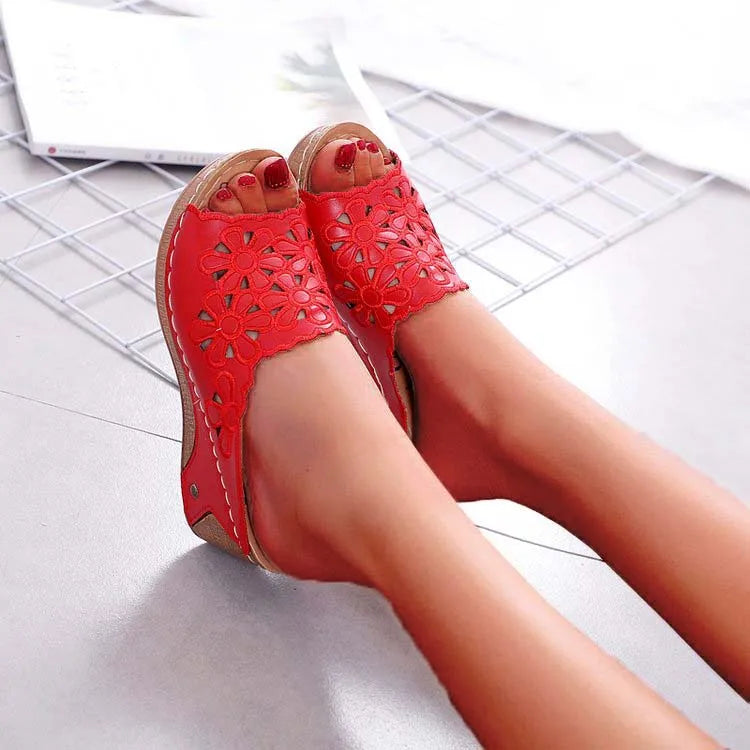 Sandals Shoes Women Summer Comfortable Women Shoe Slides Shoes Woman Wedge Walking Shoes Party Female Footwear Slippers Woman