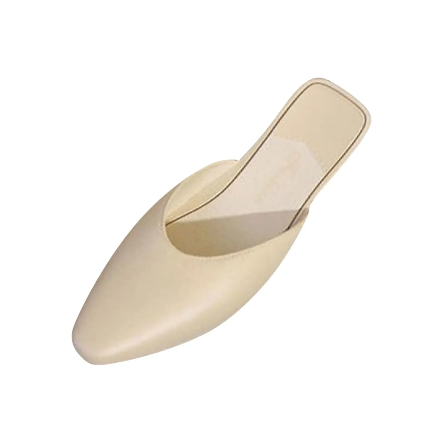 Women'S Slippers Fashion Solid Color Closed Toe Shallow Shoes Popular In Summer Flat Shoes Low-Top Outdoor Slipper