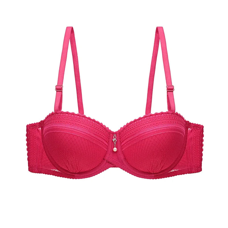 New 2022 Bras for Women Half Cup Push Up Bra Sexy Lace Underwear Women 80 85 90 95BC Female Push Up Bra Brasieres Lingerie