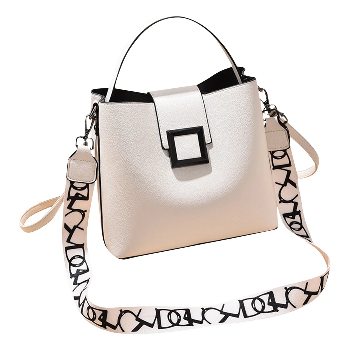 Handheld Women'S Bag With Large Capacity, Retro European And American Single Shoulder Crossbody Bag, And Atmospheric Shaped Bag