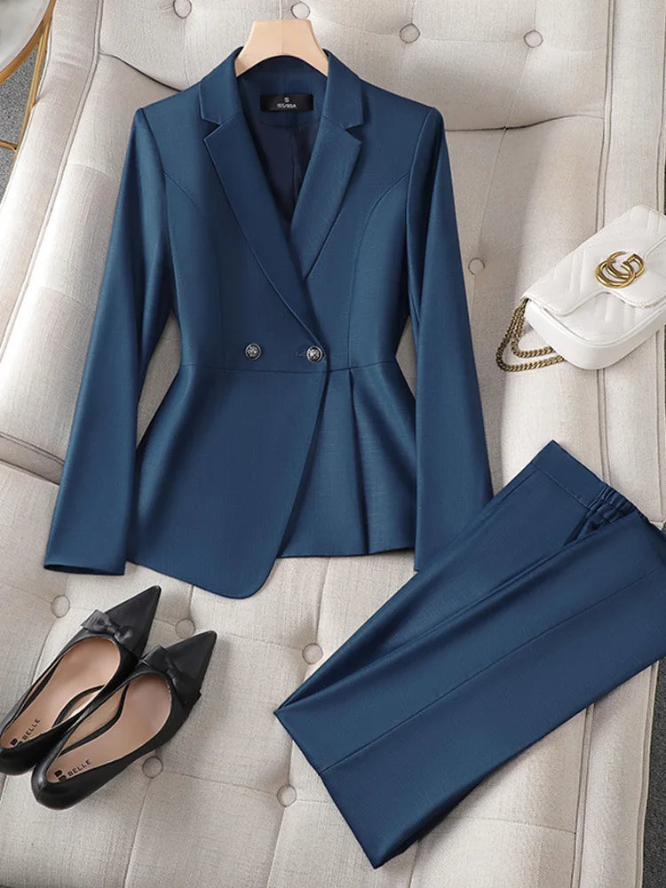 Luxury Ladies Blazer Jacket Women Temperament Design OL Sense Niche Fashion Career Formal Dress Interview Workwear Formal Suits