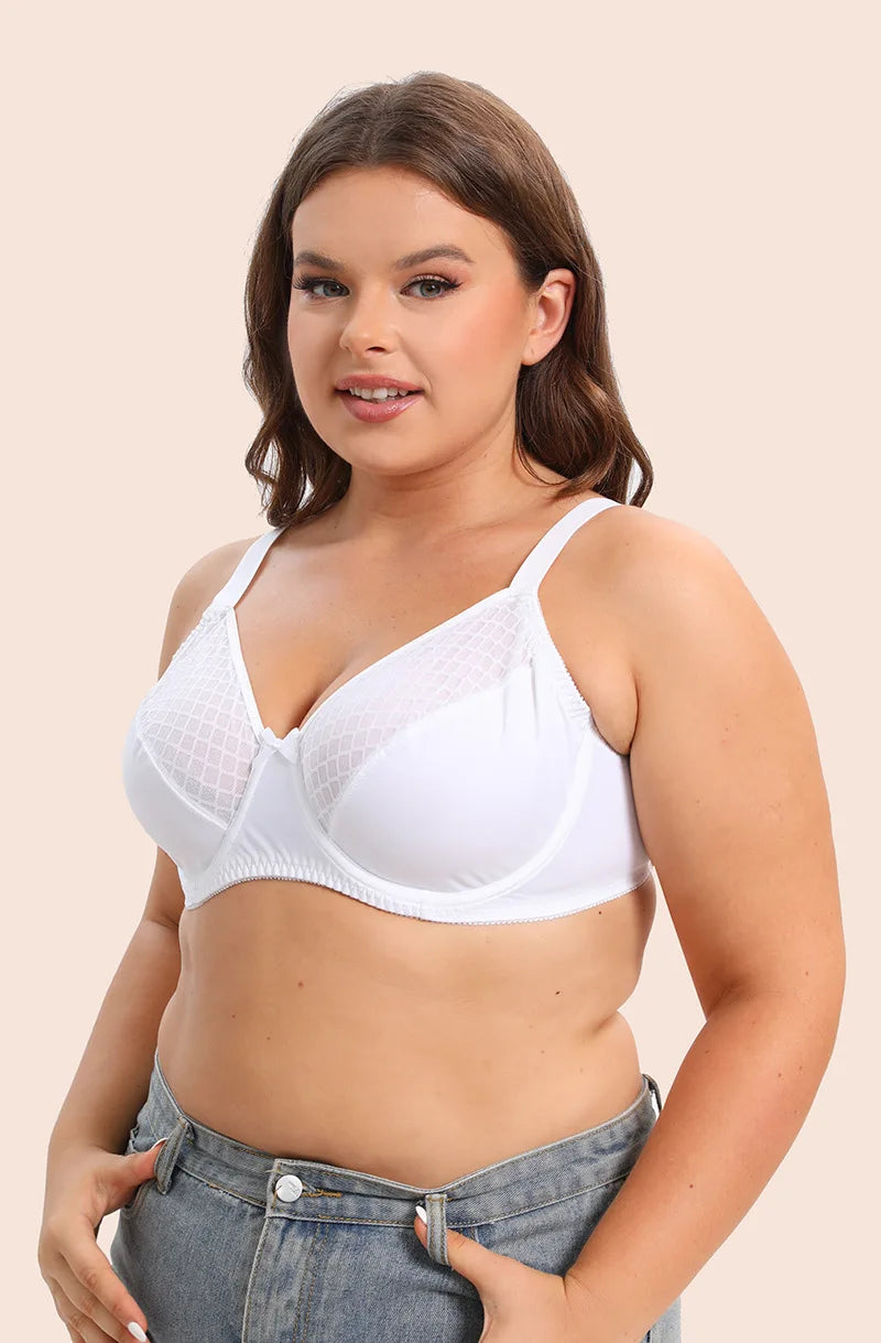 Bra Full Cup Underwear Brasier Wireless Bras For Women Woman Clothes Womens Lingerie C D DD 40 42 44 46 48