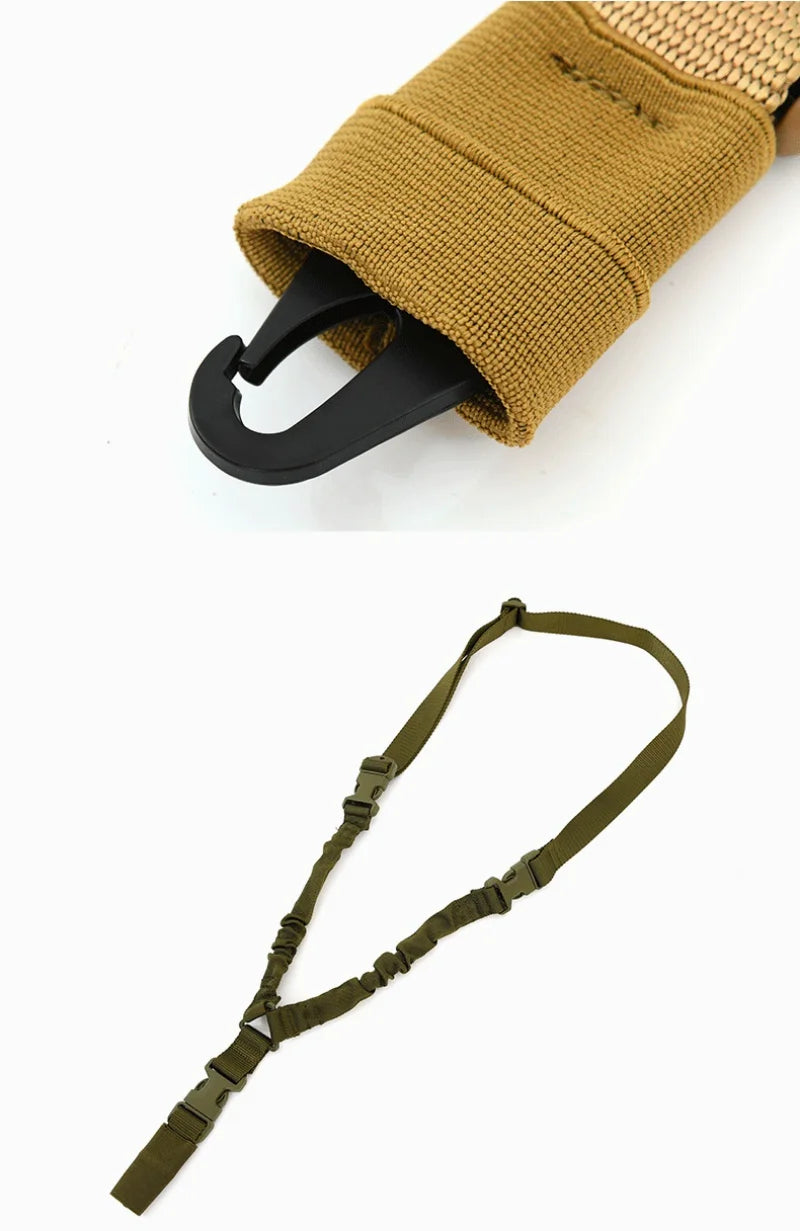 Belt Gear Single Point  Sling Shoulder Strap Rope Belt with Metal Buckle Accessories