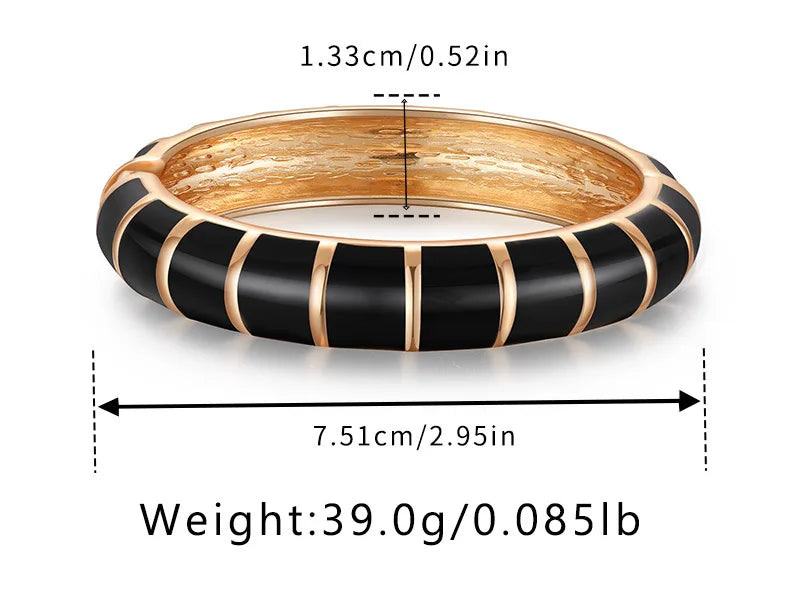 Multicolor Enamel Metal Bangles For Women New Designed Fashion Trendy Jewelry Accessories Gifts Bohemia Fancy Styles Bijoux