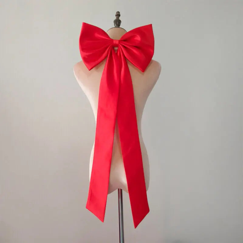 1PC Bride Wedding Bow with Pin Bride Gown Matching Accessorie Detachable Bowknot DIY Handmade Bowknot Dress Accessories