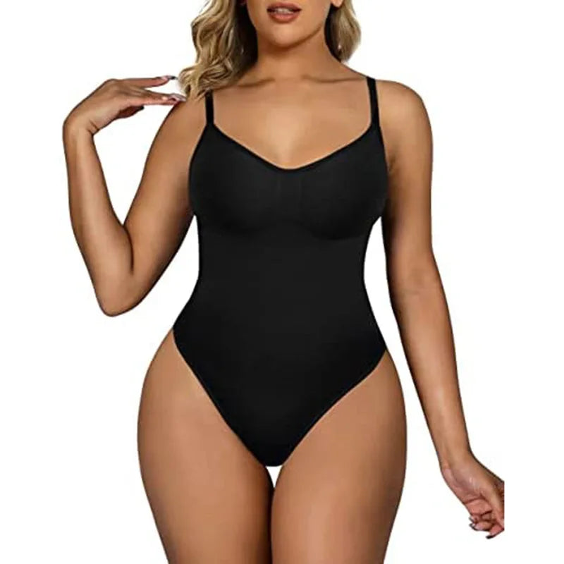 High Quality Elastic Bodysuit for Women Tummy Control Shapewear Seamless Sculpting Thong Body Shaper Slimmer Slimming Tank Top