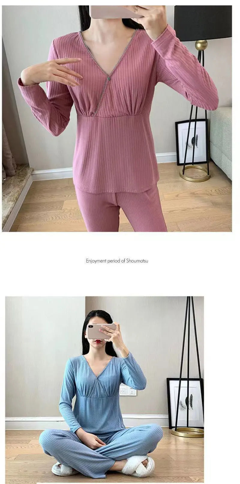 Maternity Nursing Sleepwear Breastfeeding Nightwear for Pregnant Women Pregnancy Breast Feeding Pajamas Suits Maternity Clothes