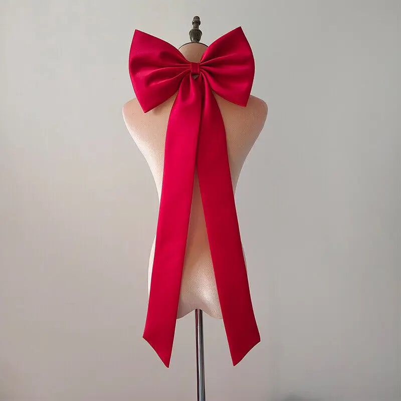 1PC Bride Wedding Bow with Pin Bride Gown Matching Accessorie Detachable Bowknot DIY Handmade Bowknot Dress Accessories