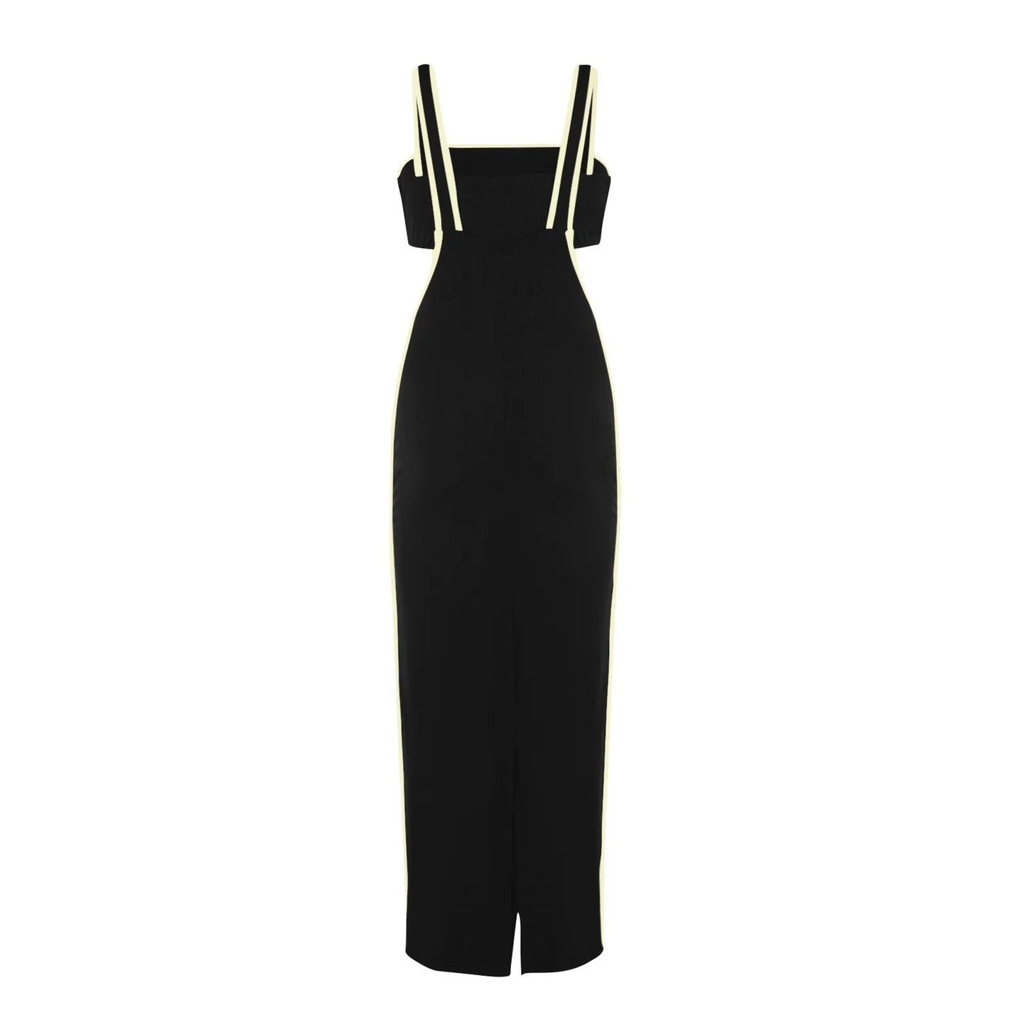 dresses for women One-piece dress design Personality and fashion Sexy Bodycon Tube Crop And Slit Maxi Suspender Skirt vestidos