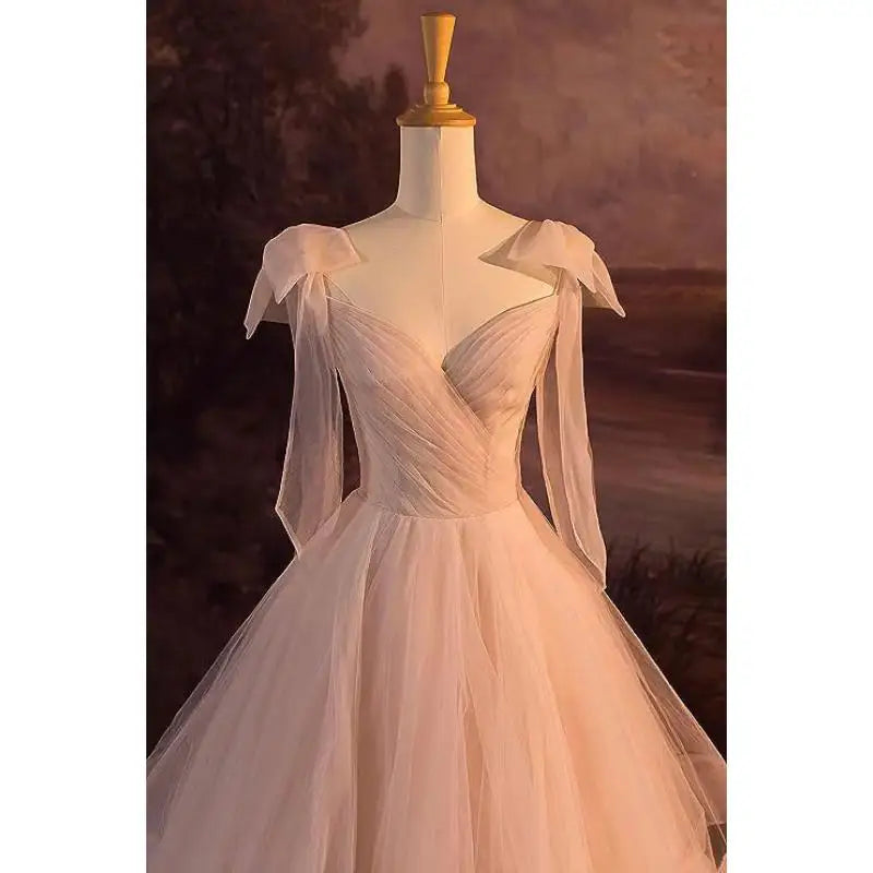Evening Gown Princess Autumn Elegant Temperament Raglan Dress    Elegant Party Dresses 2024