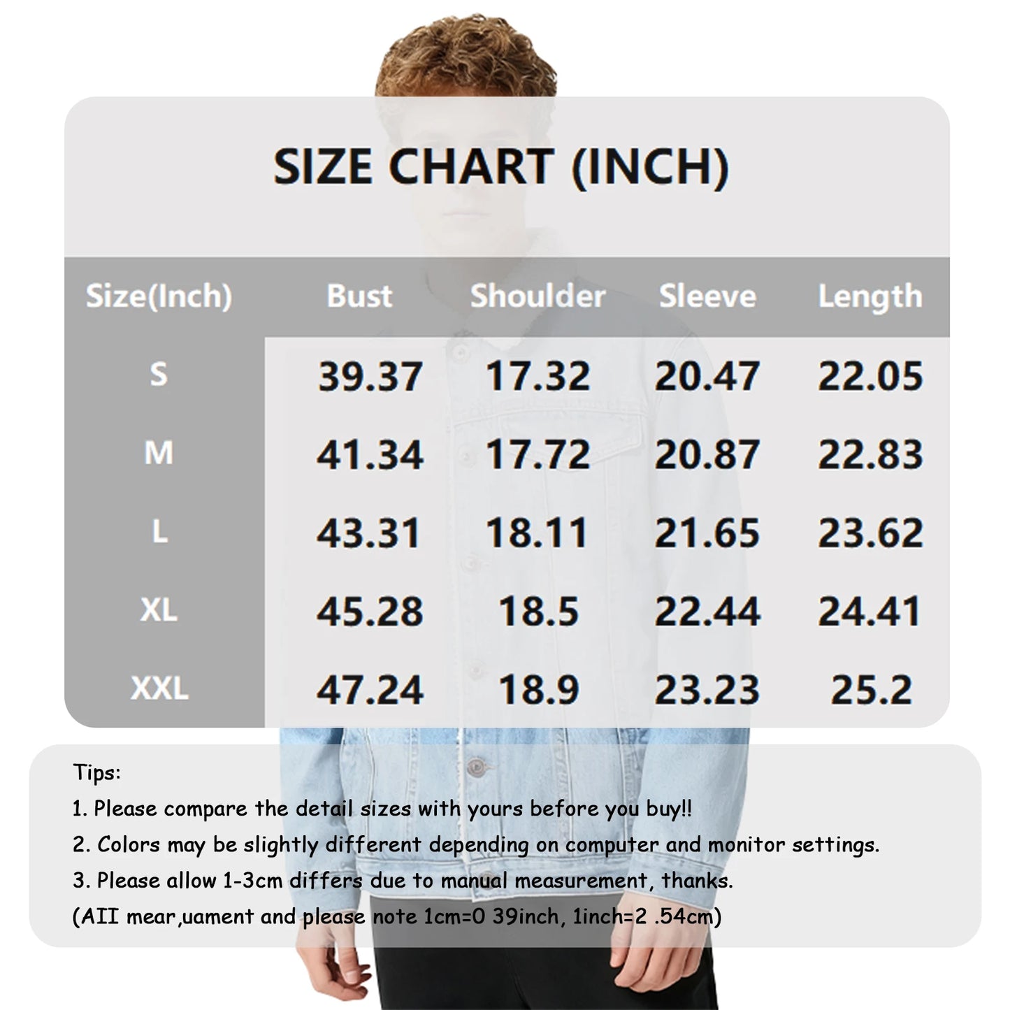 Winter Men'S Casual And Fashionable Workwear Jacket With Fleece Denim Chest Pocket Lapel Jacket Suitable For Outdoor Wear