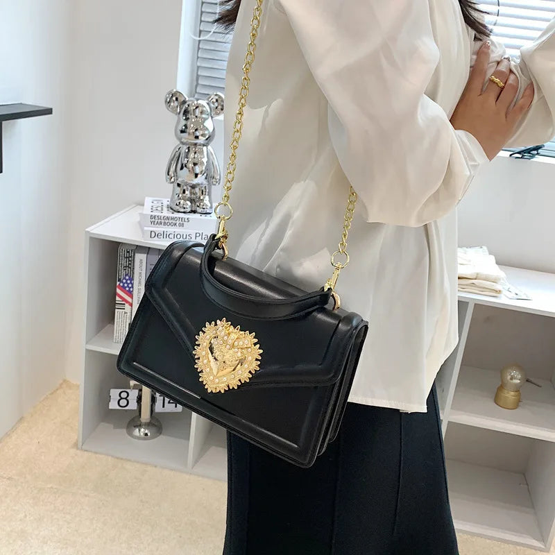 Handbags Women Flap Bag New Simple Small Square Bag Luxury Designer Crossbody Bag Women Shoulder Bag Portable Top-handle Bags