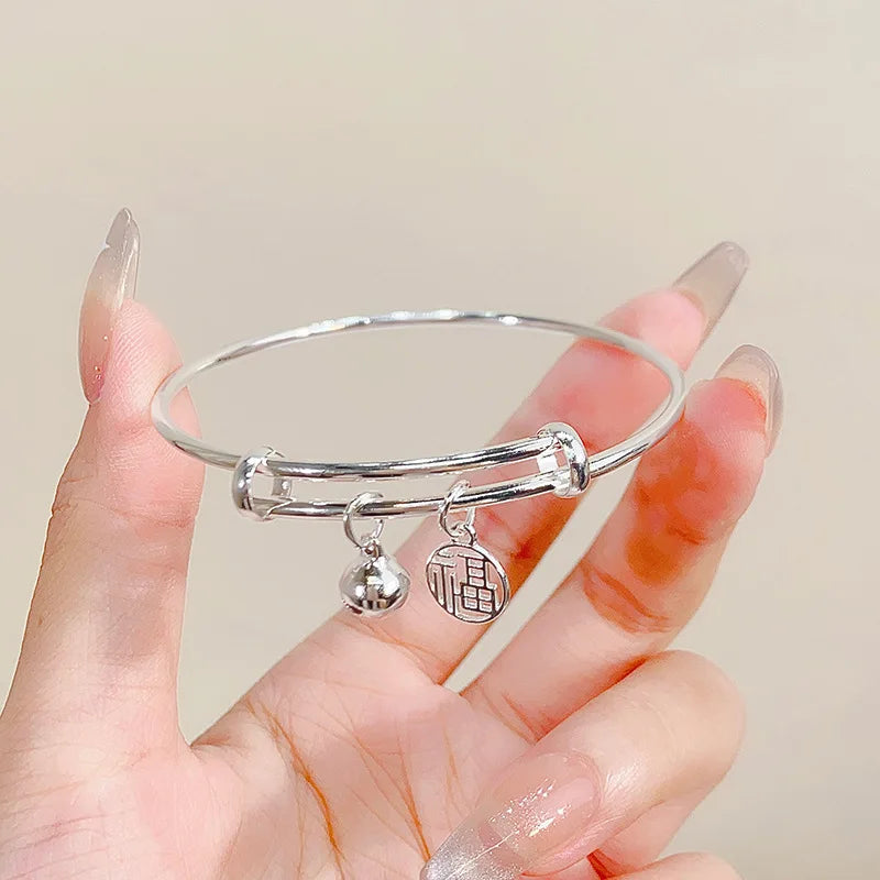 Luxury Sliver Bangles for Women Mobius Twisted Bangles Simple Bangle Wedding Party Jewelry Accessories Браслеты На Руку Женские