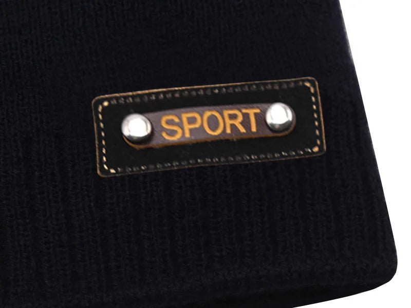Knitted Hat Men Winter Hats For Women Beanie Hat Cap Fur Skullies Beanies шапка мужская Skull Gorro Bonnet Caps Man