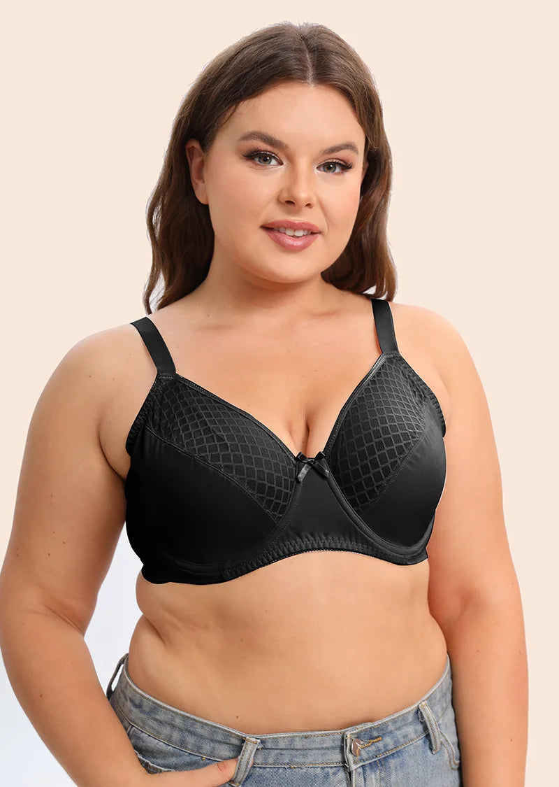 Bra Full Cup Underwear Brasier Wireless Bras For Women Woman Clothes Womens Lingerie C D DD 40 42 44 46 48