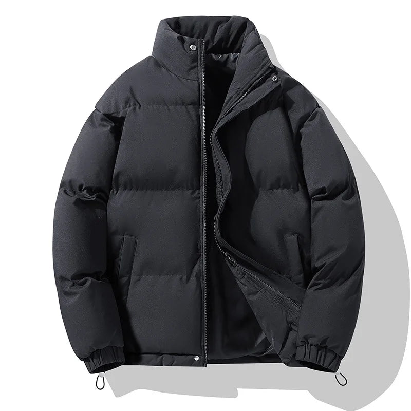 Winter Down Jacket With Logo Printed Outdoor Men's Women's Sports Camping Thick Warm Jacket
