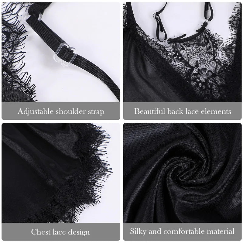 Women's Pajamas Sleepwear Home Clothes Wear for Women Sleep Nightwear Sexy Lingerie 2021 Nightie with Shorts Underwear Nightgown