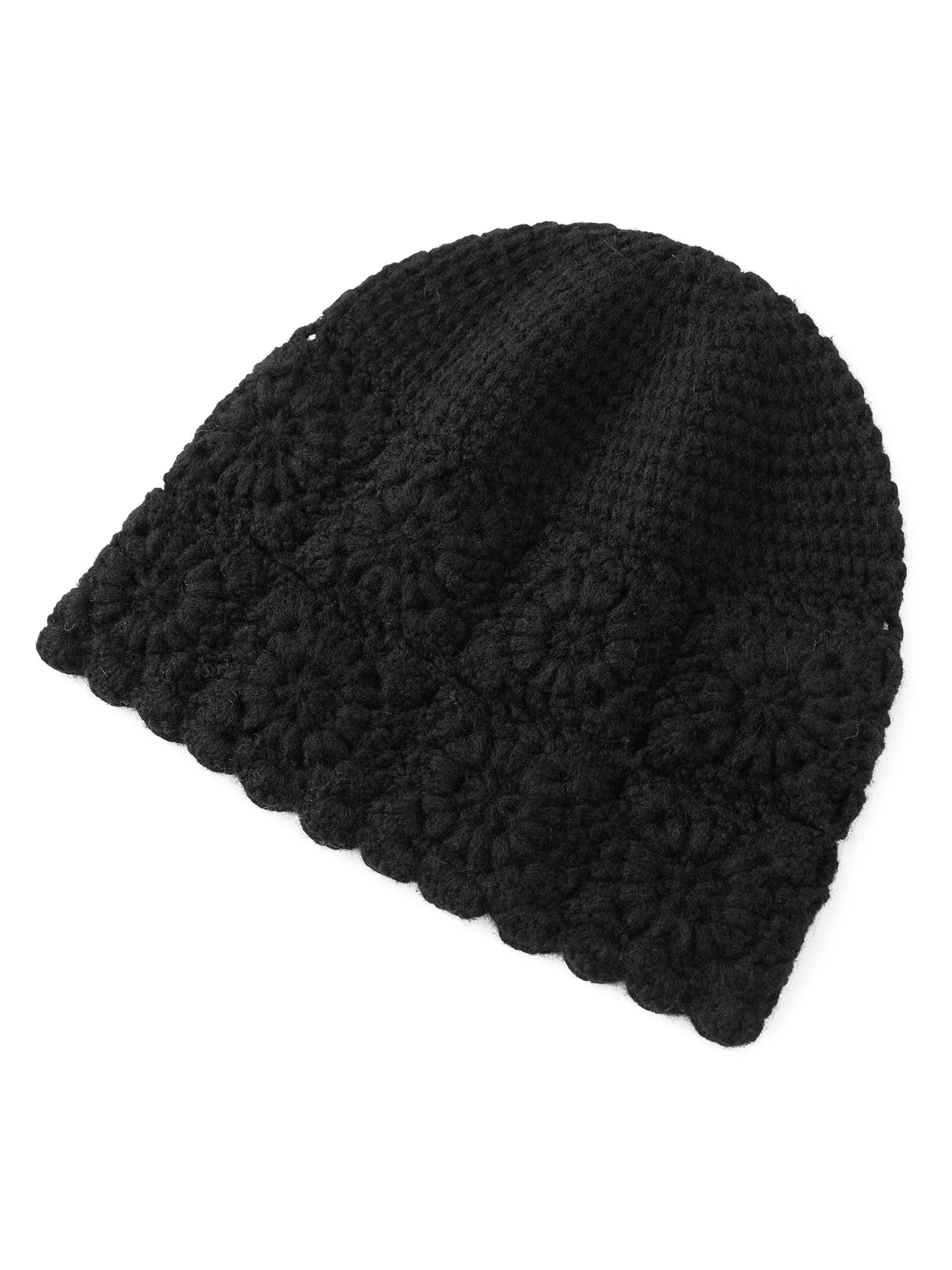 Handmade woolen lady's hat for warmth and leisure, extremely soft