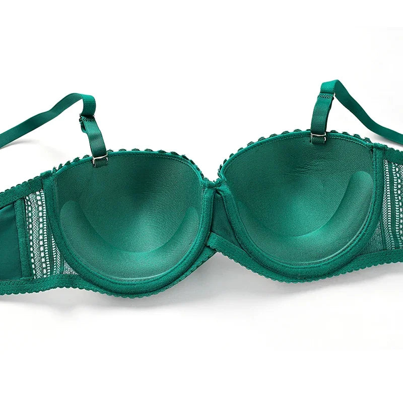 New 2022 Bras for Women Half Cup Push Up Bra Sexy Lace Underwear Women 80 85 90 95BC Female Push Up Bra Brasieres Lingerie