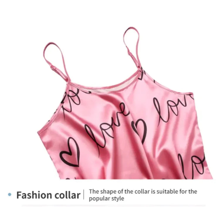Women Sexy Sleeveless Nightdress Satin Chemise Lingerie Sleepwear Night Dress Cami Slip Dress Nightwear Nightgowns