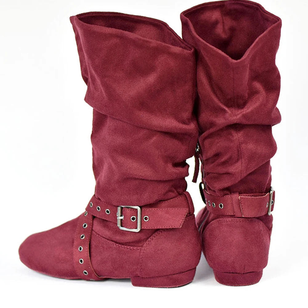 Suede Sole Boot Step Women Latin Dance Boots Salsa Shoe Long Warm Up Line Shoes West Coast Swing Swayd Dance Boots