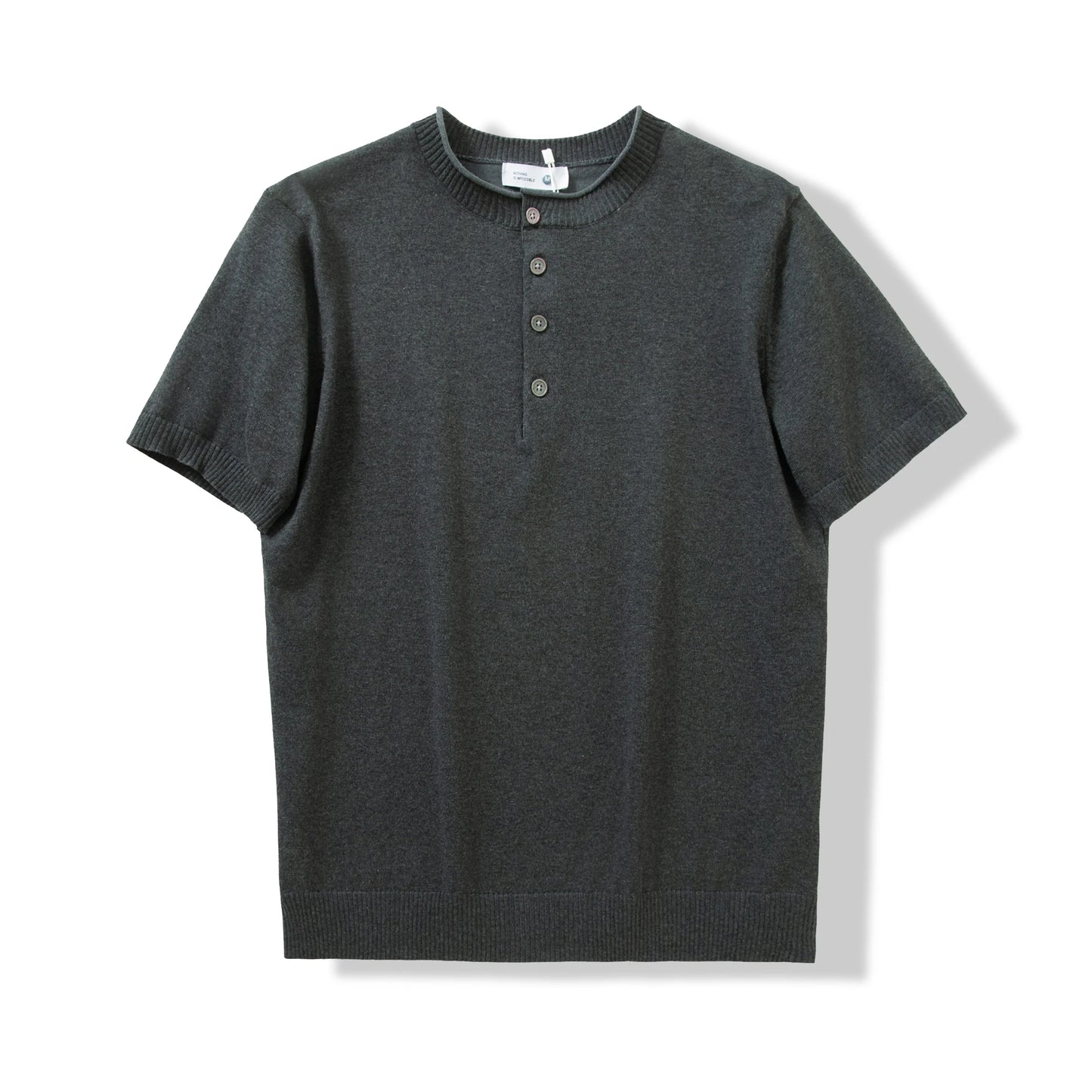 Sweater for Men Pullovers Old Money Man Knitwear Short Sleeve Knit Jumpers Solid Cotton High End Casual Vintage Sweaters 2025