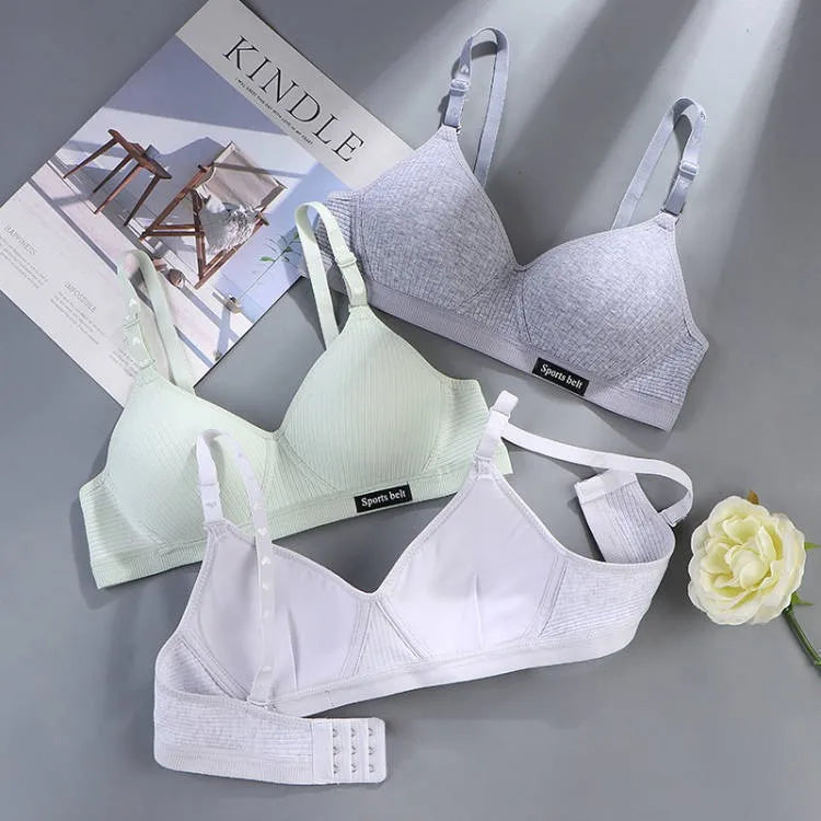 Womens Classic Pure Color Push Up Bras Fashion Adjustable Straps Full Coverage Thin Soft and Comfy Underwear