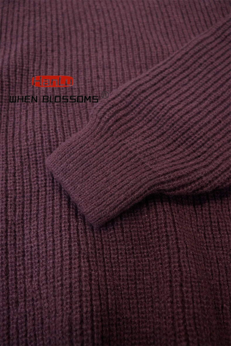2023 Autumn Winter New Sweater Women's Men's  Green Knitted pullover Basic Solid Color Loose Black White Sweater Coats Warm Tops
