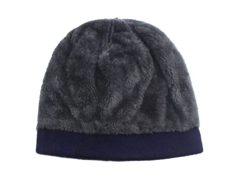 Knitted Hat Men Winter Hats For Women Beanie Hat Cap Fur Skullies Beanies шапка мужская Skull Gorro Bonnet Caps Man
